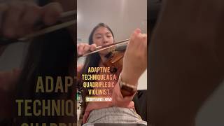 Can a quadriplegic play violin well? Right arm edition #classicalmusic #quadriplegic