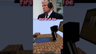 Trump Bulling Sleepy Joe in Minecraft @PresidentsUniverse
