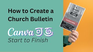 Design a Church Bulletin Using Canva - Step by Step