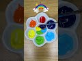 🌈 Mixing 7 Rainbow Colors #asmr  #colormixing #satisfying#colormixingasmr