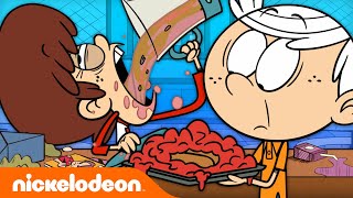 Loud House LUNCH Food Marathon 🥪 | Nickelodeon Cartoon Universe
