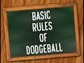 basic rules of dodgeball