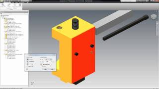 Inventor 2011 - Tool Post Animation