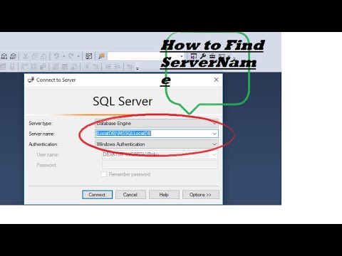 Connect SQL Server to Database Engine How to Find SQL Server Name Fix the SQL server name error