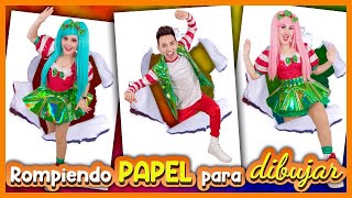 RECORTA FIGURAS DE PAPEL CON LAS MANOS / SHOW PIEDRA PAPEL O TIJERA / ACTIVIDADES PARA NIÑOS / PAPEL