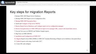 Migrate reports from SQL server 2005 to 2017