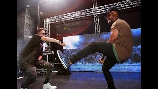 Laylizzy and AKA perform #HelloLaylizzy at Show de Agosto in Maputo