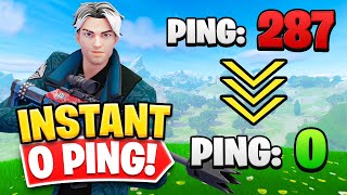 How To Get 0 Ping in Fortnite Chapter 5! - Get Lower Ping Fast! - Fortnite Tips & Tricks