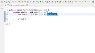 Java Programming - 33 - Multidimensional Arrays