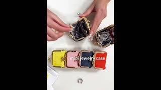 ✨ Mini Jewelry Case – Chic \u0026 Portable ✨#jewelry #jewelleryorganisers #organizer #fashion