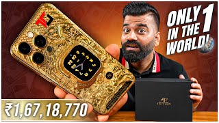 My New Gold iPhone 15 Pro Max - Mahabharat Edition 🔥🔥🔥