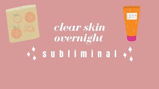 clear skin overnight ⎮𝓈𝓁𝑒𝑒𝓅 𝓈𝓊𝒷𝓁𝒾𝓂𝒾𝓃𝒶𝓁⎮⚠️ POWERFUL ⚠️ [8 hr] ⎮wake up with clear skin