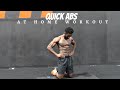 Quick At Home Abs (13 mins)