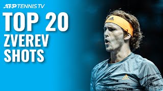 Alexander Zverev's Top 20 Best ATP Tennis Shots