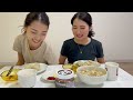 making a mongolian meal with my japanese friend but it s like a japanese class 🇲🇳🇯🇵 mgl u0026 eng sub