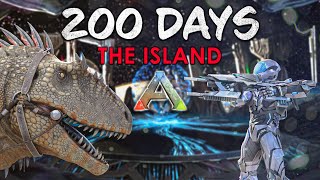 I spent 200 Days in Ark The Island... Here's What Happened