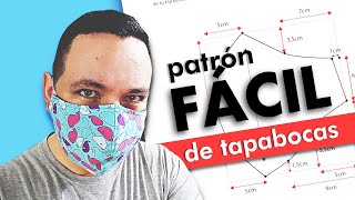 Tutorial: Haz tu propio molde o patrón de tapabocas paso a paso