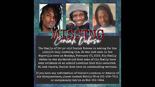 MISSING - Terrance Dubose, Mobile, Alabama