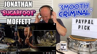 Drum Teacher Reacts: Michael Jackson's Drummer | JONATHAN 'SUGARFOOT' MOFFETT | 'Smooth Criminal'