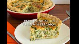 Leek Asparagus Quiche - Homemade Quiche Recipe