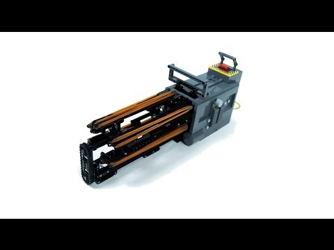 Lego Technic Motorized Minigun - 11 shots/second Lego Technic Motorized Minigun - 11 shots/second
