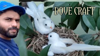 #jbgreens #crafttutorial How To Make pigeon bird | Dove Bird Craft