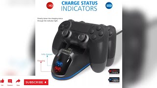 OIVO Controller Charging Dock Station Dual Charger Stand with Status Display Screen PS4 Slim PS4 Pro