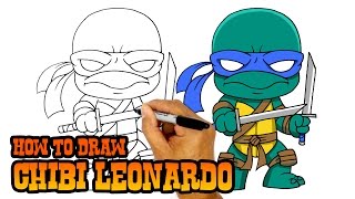 How to Draw Leonardo | Teenage Mutant Ninja Turtles