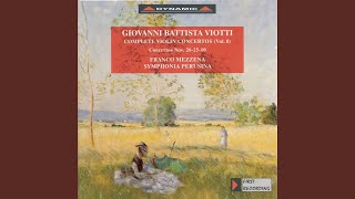 Violin Concerto No. 25 in A Major, G. 124: I. Andante - Allegro vivace assai