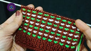 Baby sweater design | Knitting design #671 | Knitting two Row pattern