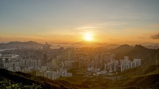 【Timelapse】Kowloon Peak - Light Scattering \u0026 Sunset