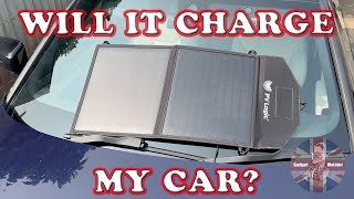 Can this 40W fold-up solar panel recharge your car battery?