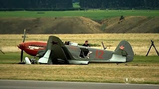 Drama at Warbirds Over Wanaka as WWII plane crashes during display