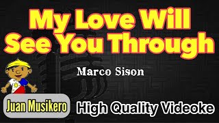 My Love Will See You Through - Marco Sison - HD Videoke/Karaoke (Juan Musikero)