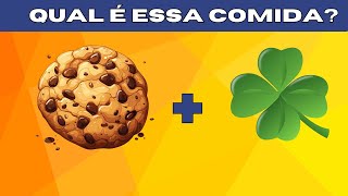 Adivinhe as Comidas pelos Emojis 🐶 | Fácil ao Impossível | Quiz de Emojis | Teste dos Emojis