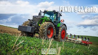 FENDT 942 Vario with PÖTTINGER plough [SOUND]