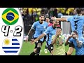 Brazil vs Uruguay Highlights 0-0 PEN  [4-2] | Copa America 2024#viral #video #bdhotnews