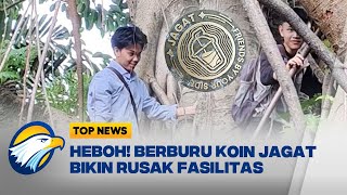 Viral Pemburu Koin Jagat Rusak Fasilitas Publik - [Top News]