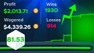 This STAKE DICE STRATEGY Made Me $2000 in MINUTES!