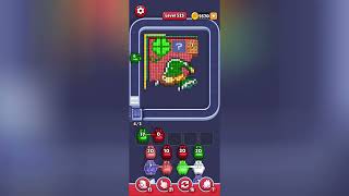 Pixel Flow Level 525 Solution walkthrough