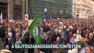 A sajtószabadságért tüntettek 16-10-16