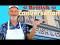 ENGLISH Speaking PRACTICE- Order Food Like a BRITISH Local  At A Fish & Chip Shop