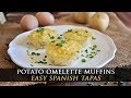 Spanish Potato Omelette Muffins - Tortilla Española Tapas