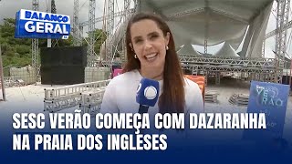 Sesc Verão agita praia dos ingleses com show de Dazaranha e muitas atividades