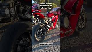 Ducati Panigale V2 Stock System Exhaust Sound!