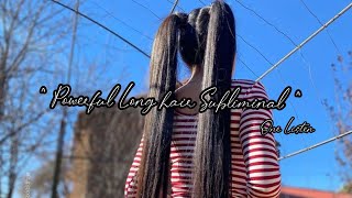 °Powerful Hair Growth Subliminal° ^listen once^ #shorts