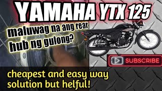 YAMAHA YTX 125 , kaya morin to!  Maluwag na HUB pano pasikipin👍(DIY).