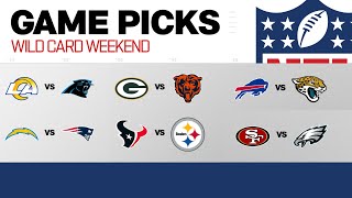 Nfl Game Picks Wild Card Weekend