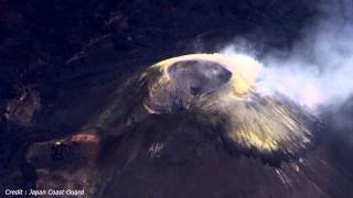 8/28/2015 -- Japan's Nishinoshima Volcano large sulfur emissions -- Explosive eruption coming?