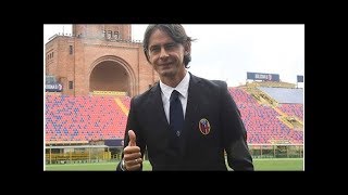 Bologna, Pippo Inzaghi si presenta: \